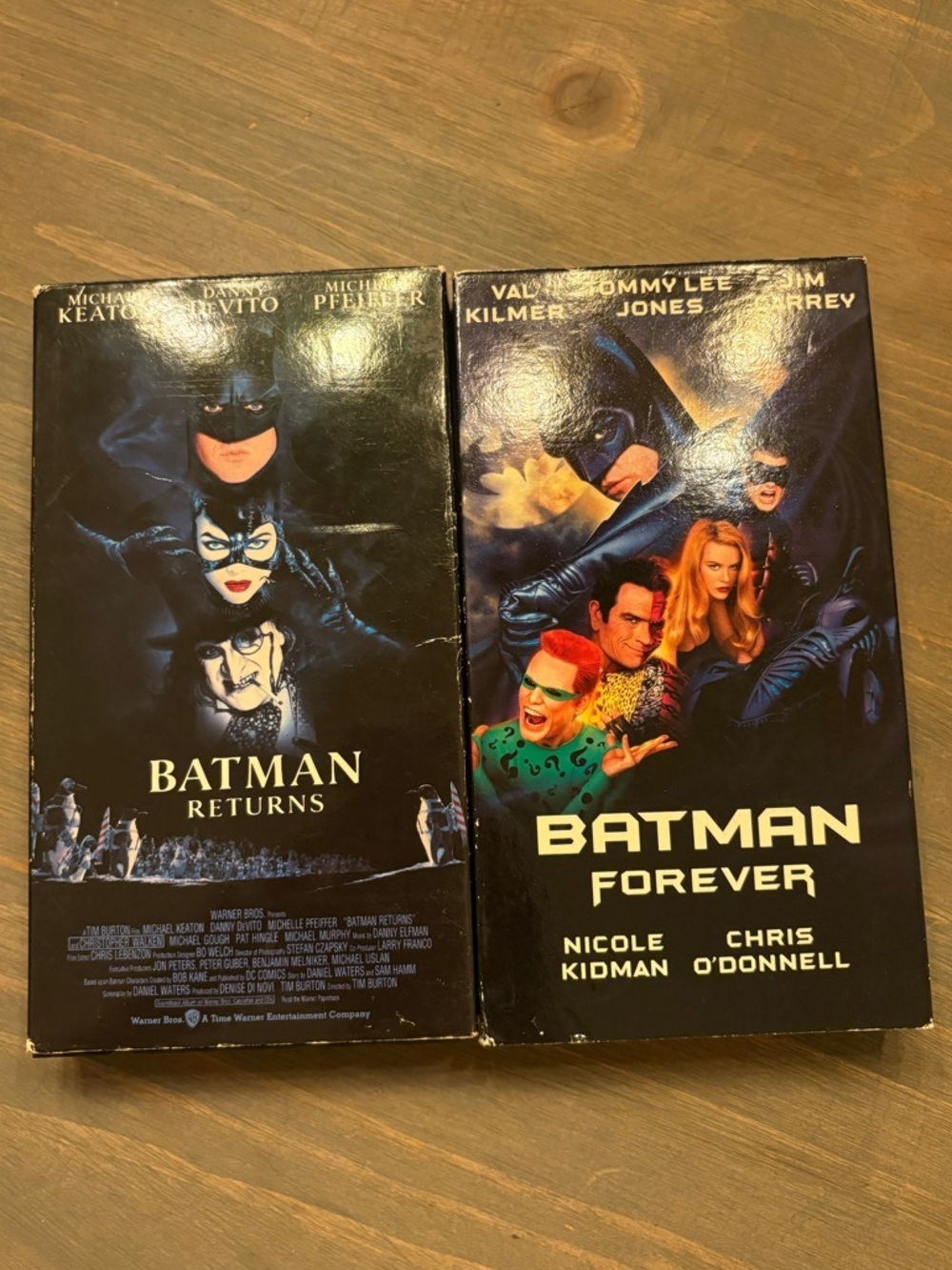 Batman Returns & Batman Forever VHS Bundle 🦇 DC Classic Movies
